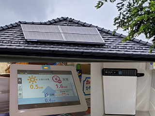 太陽光+ソラトモ蓄電池の写真
